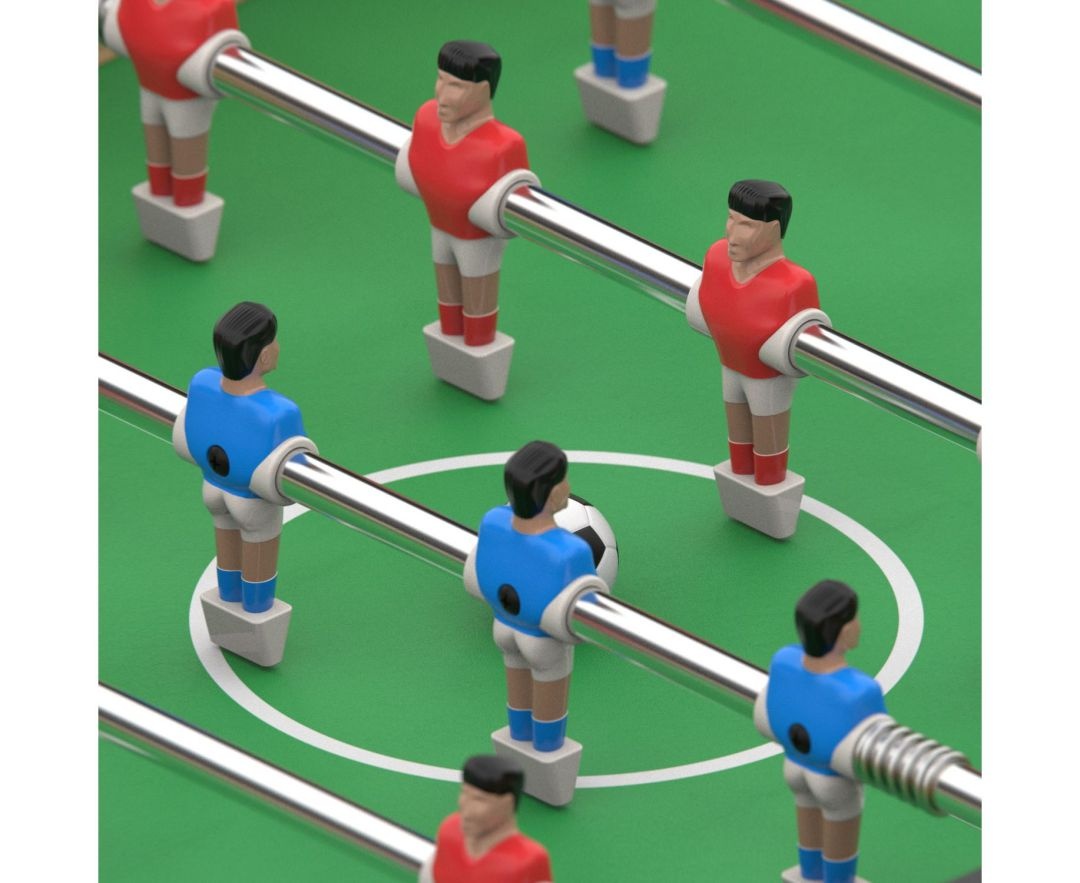 Игровой стол - футбол DFC SILVERWOOD