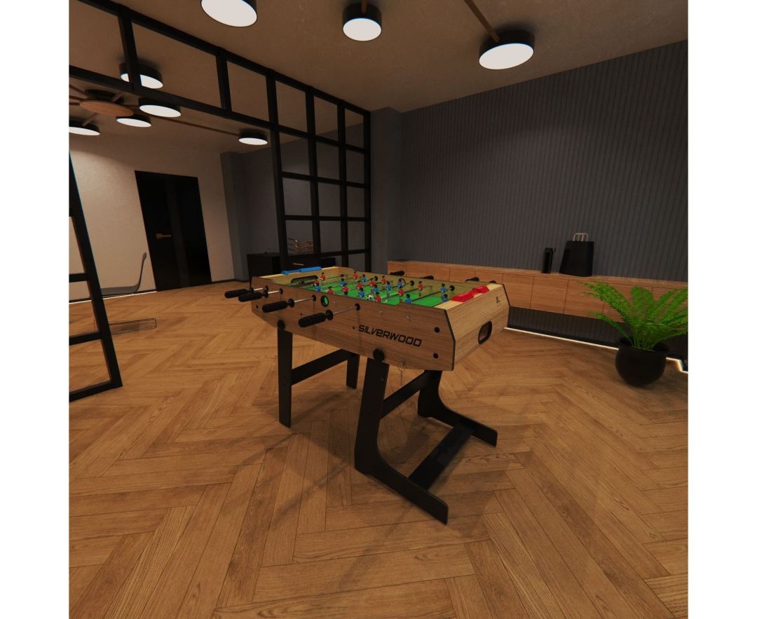 Игровой стол - футбол DFC SILVERWOOD