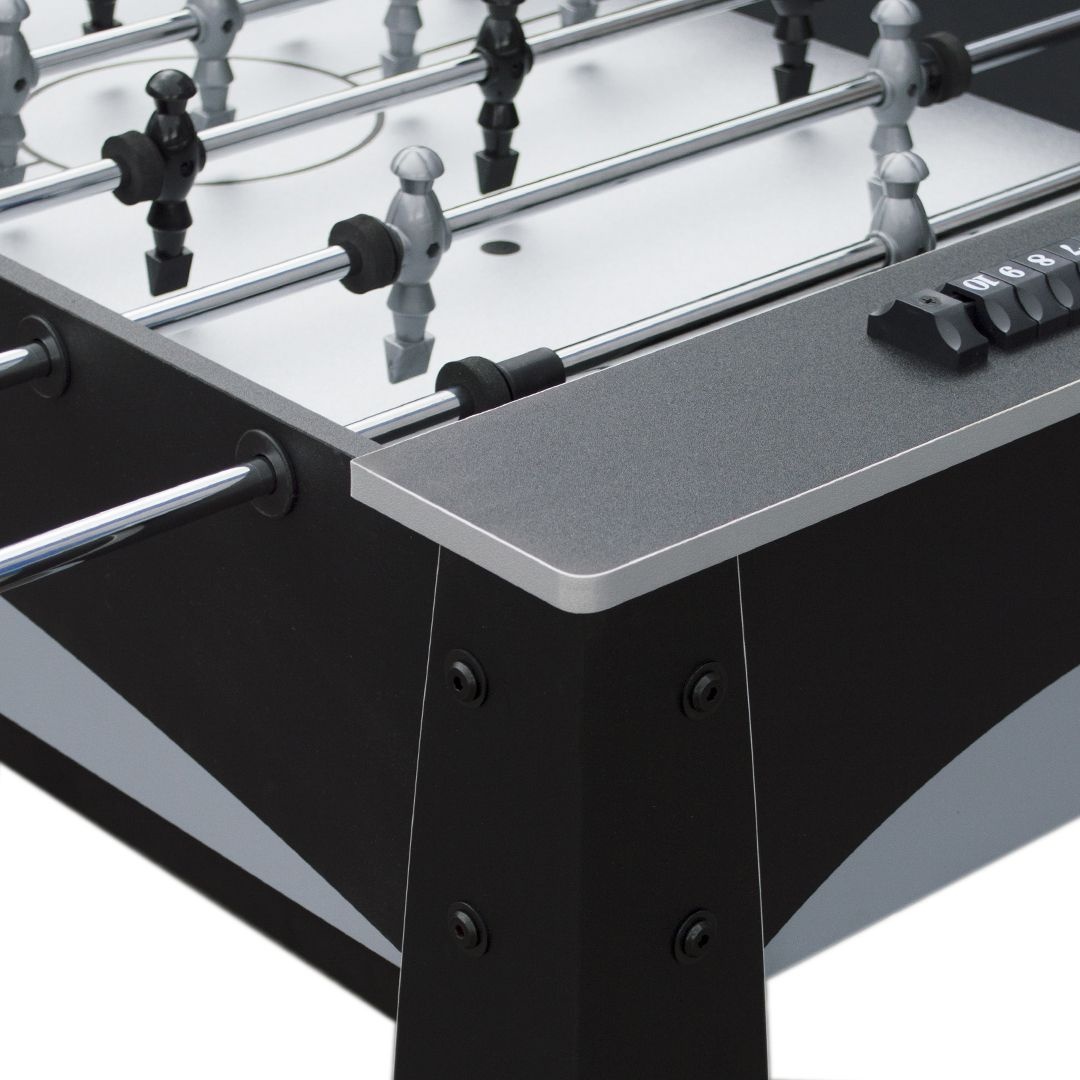 Настольный футбол кикер Hit 122 x 64 x 79 см черно-серебристый