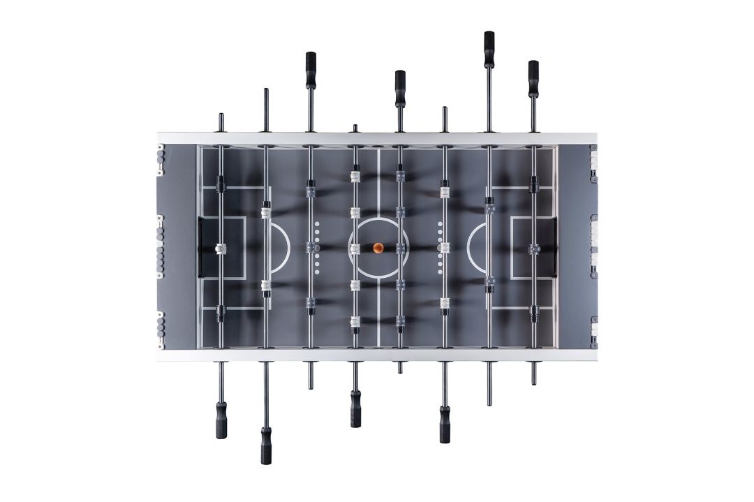 Игровой стол - футбол NineStar Iron Pro ITSF Grey (144х75,5х90)