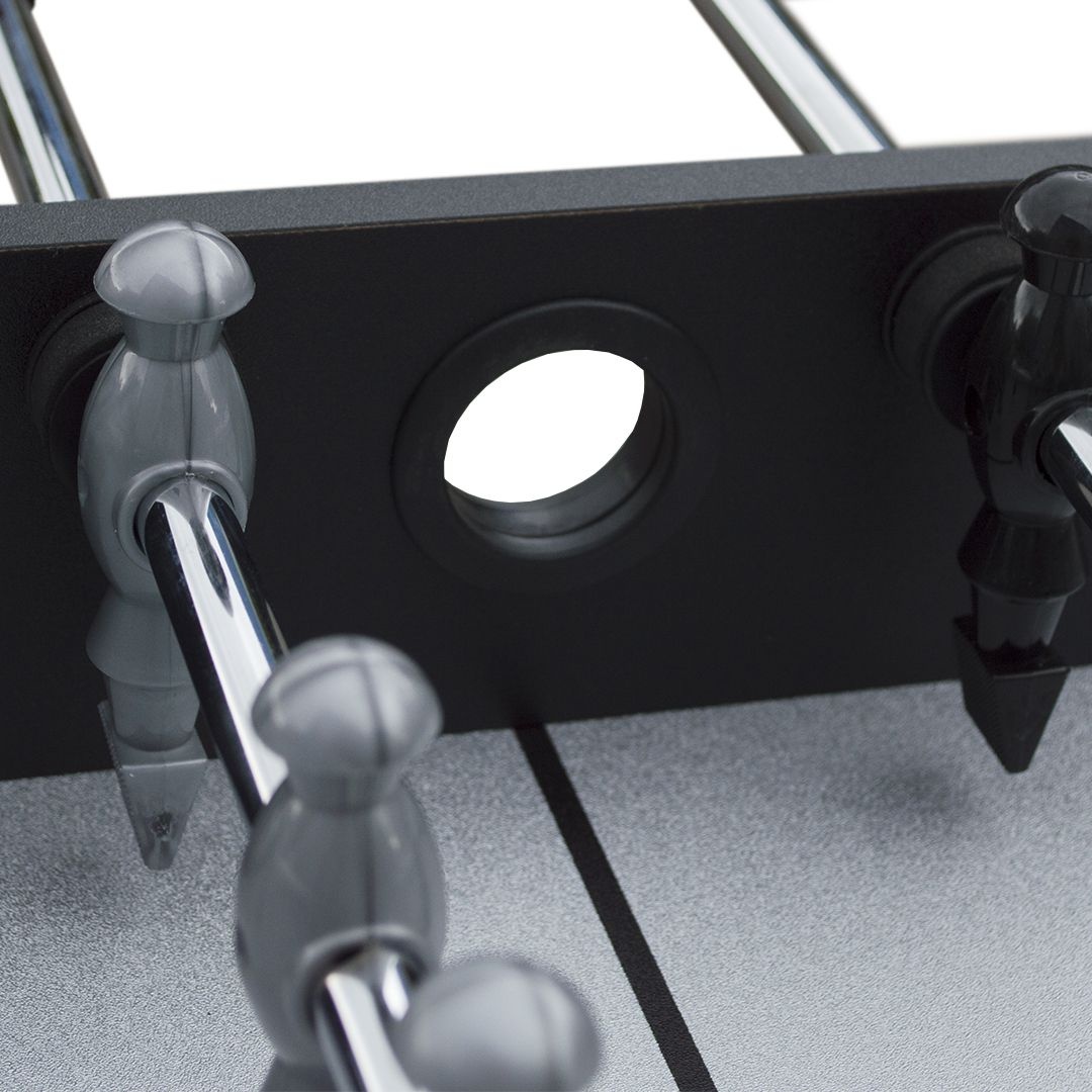 Настольный футбол кикер Hit 122 x 64 x 79 см черно-серебристый