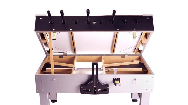 Игровой стол - футбол Enterprise (141 х 76 х 92 см) жетоноприемник