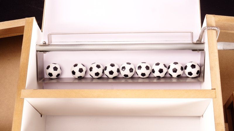 Игровой стол - футбол Enterprise (141 х 76 х 92 см) жетоноприемник