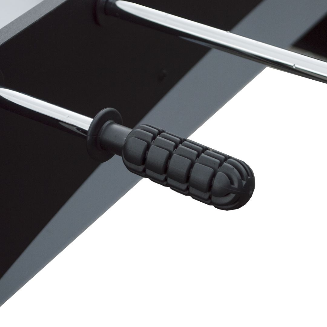 Настольный футбол кикер Hit 122 x 64 x 79 см черно-серебристый