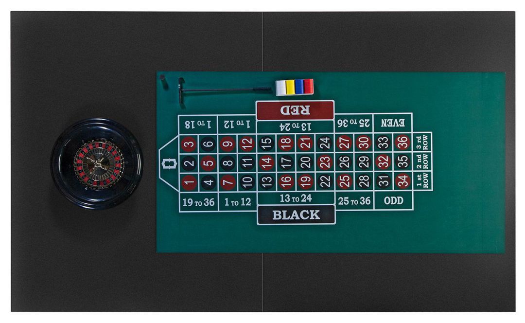 Многофункциональный игровой стол 6 в 1 Tornado black